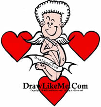How To Draw A Valentine Cupid 