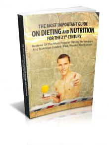 Dieting And Nutrition   Health And Wellness Series